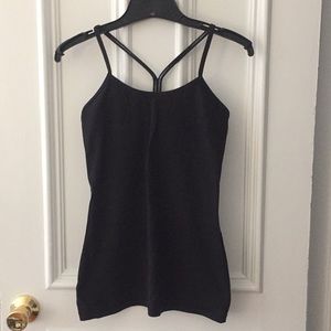 Lululemon Power Y tank - size 4 - black